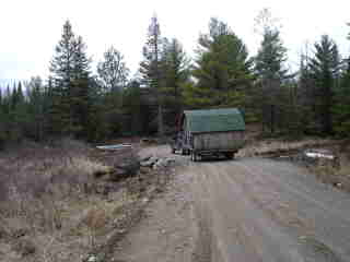 Moving the shed to Maple Tree Range